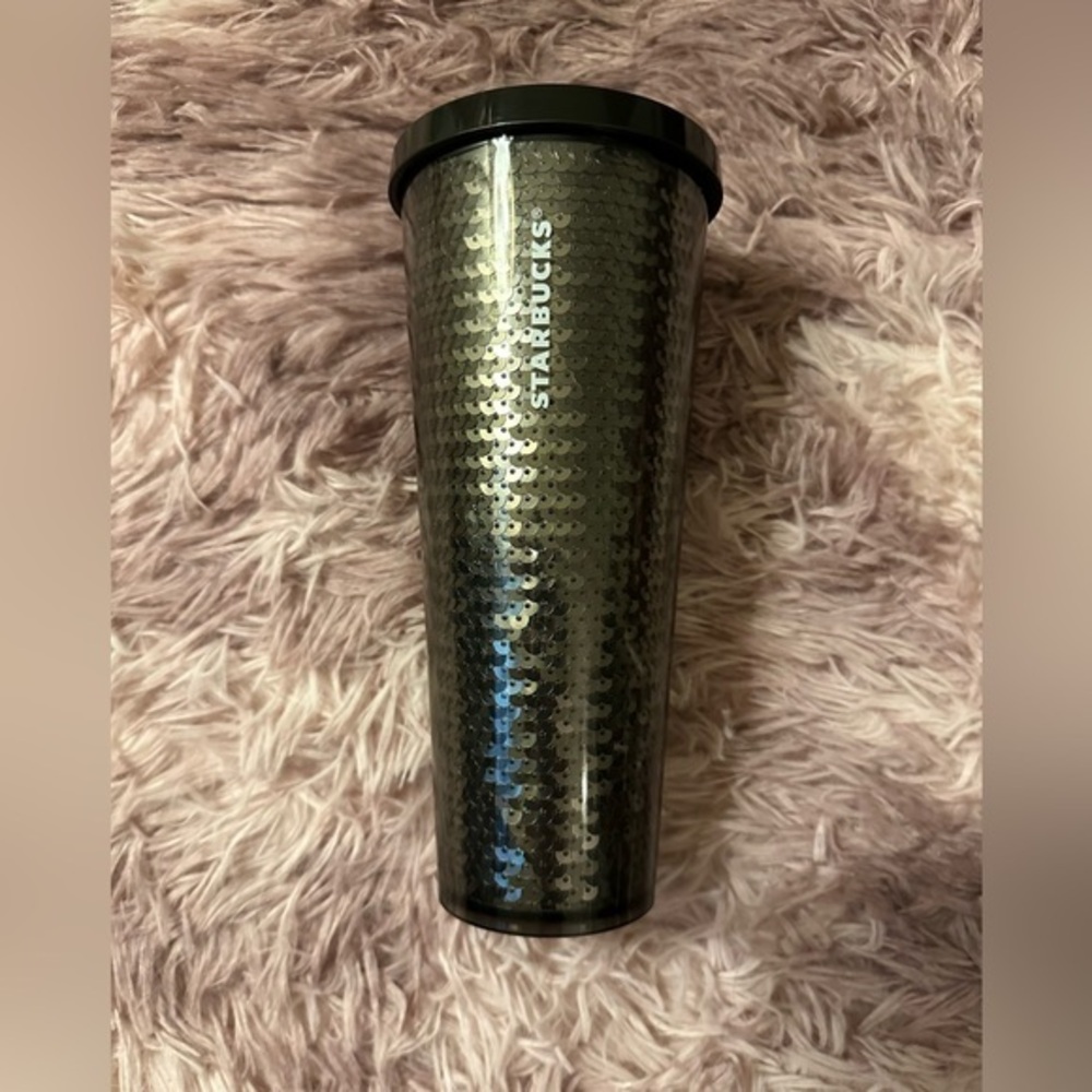 Black Sequin Venti Starbucks Tumbler